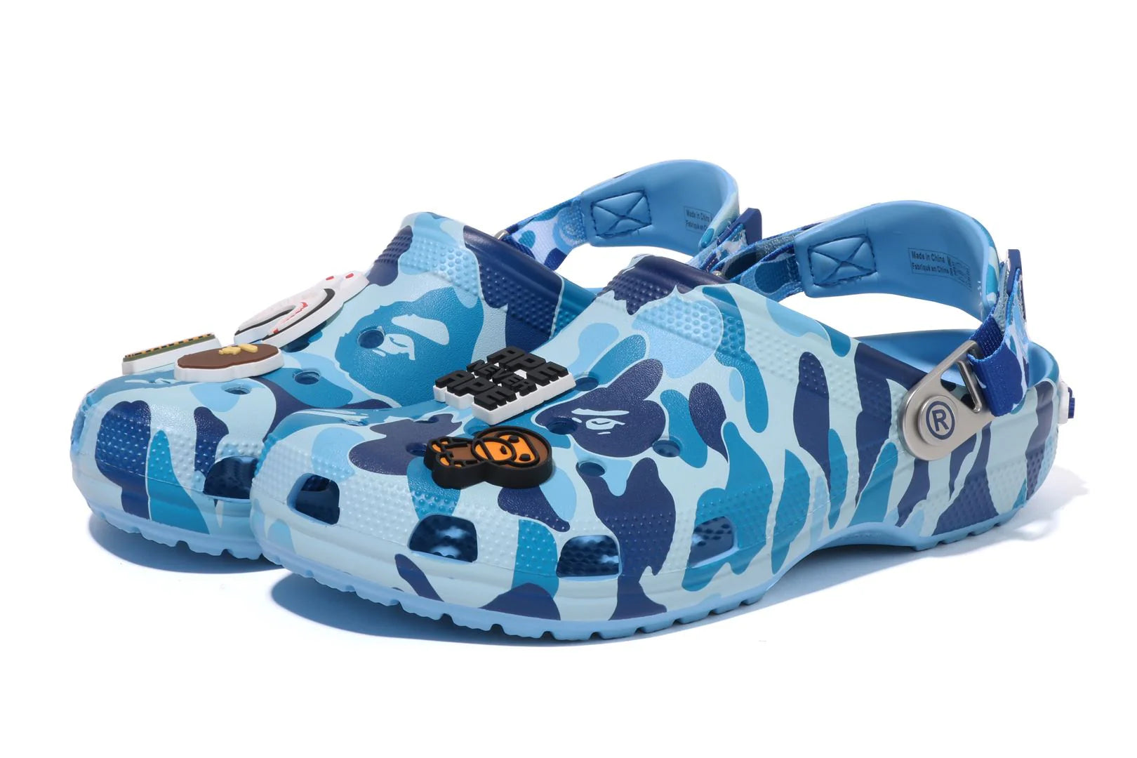 A BATHING APE x Crocs Classic Clog - Blue