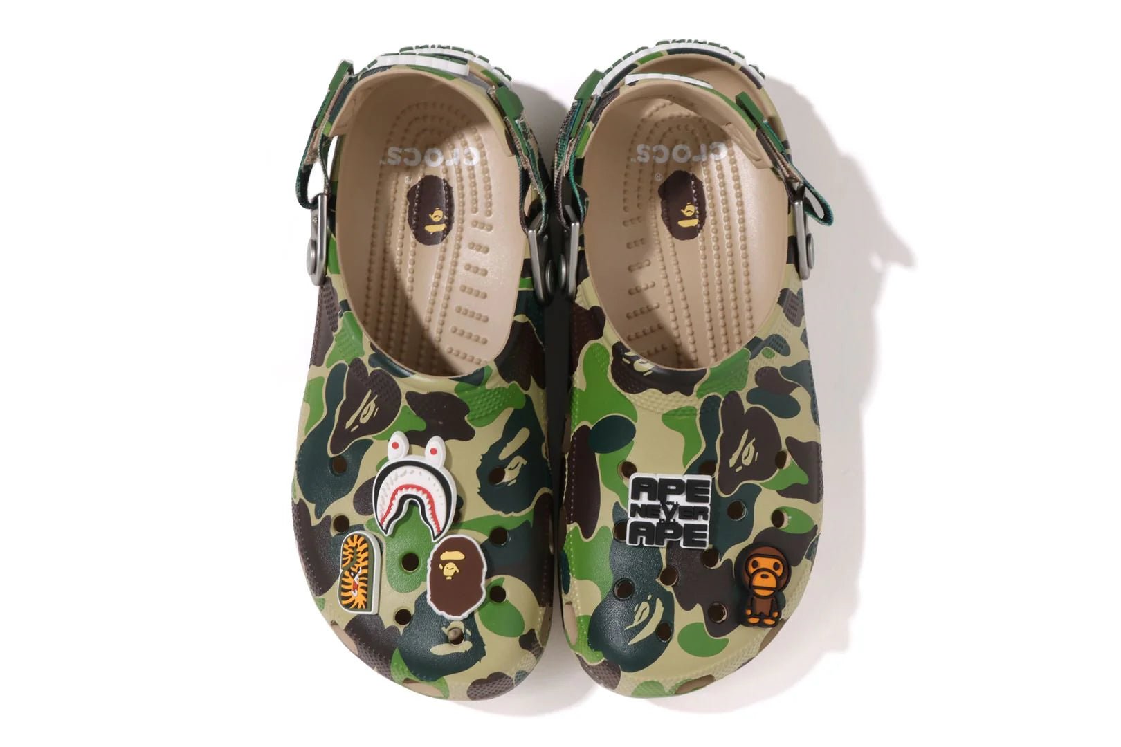A BATHING APE x Crocs Classic Clog - Green