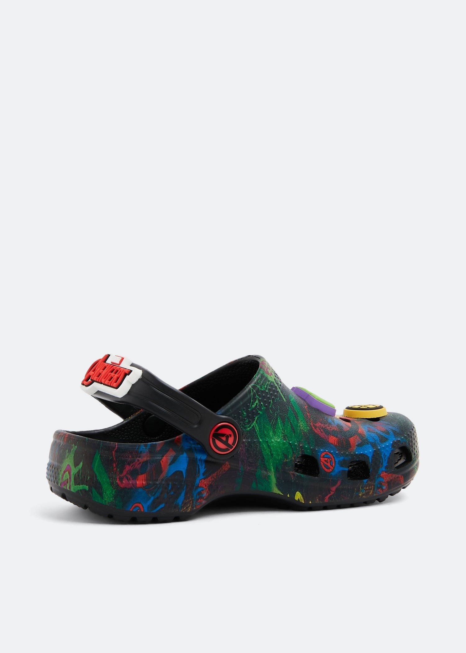 Kids' Classic Marvel Avengers Clog - Black