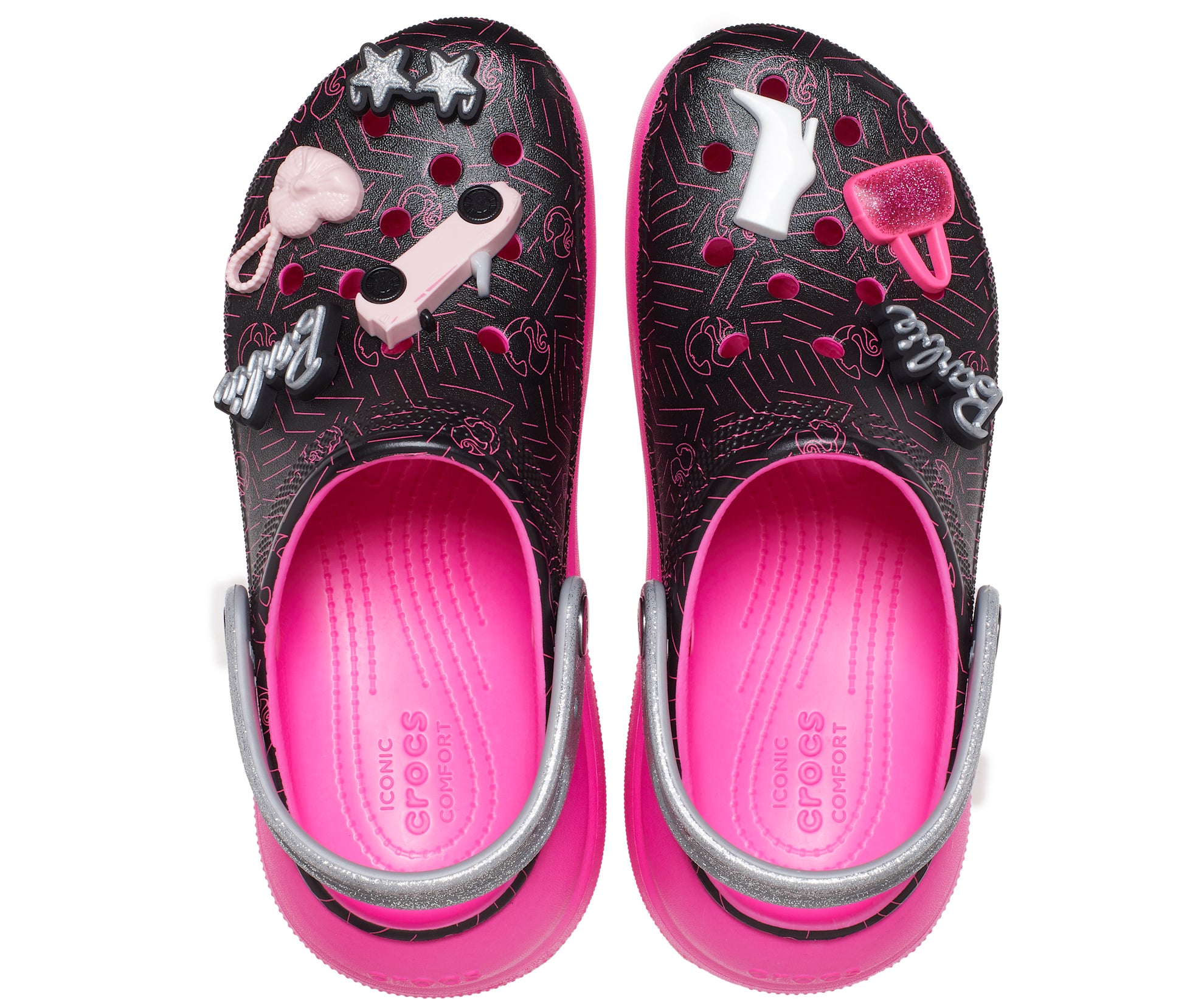 Limited Edition Crocs Barbie Crush Clog/ Black for Women