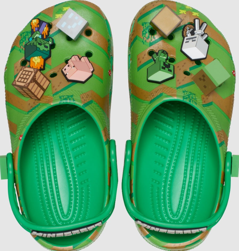 Authentic Limited Edition Kids' Minecraft Elevated Clog - Multi