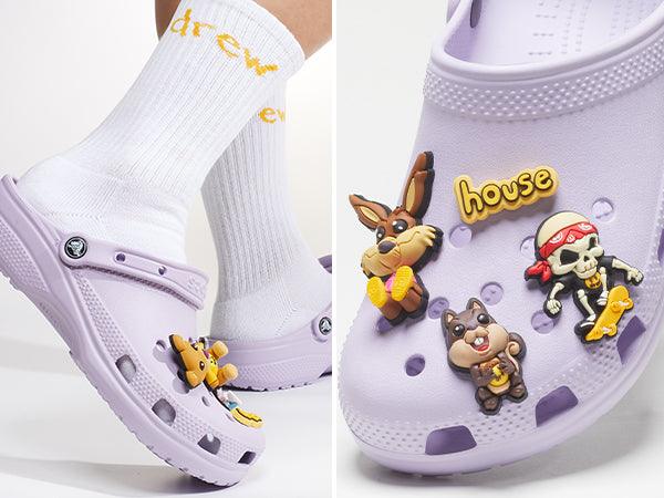 Rare Limited Edition Crocs X Justin Bieber with Drew - Lavender Classic Clog - mStore.Kh | mTravel Store