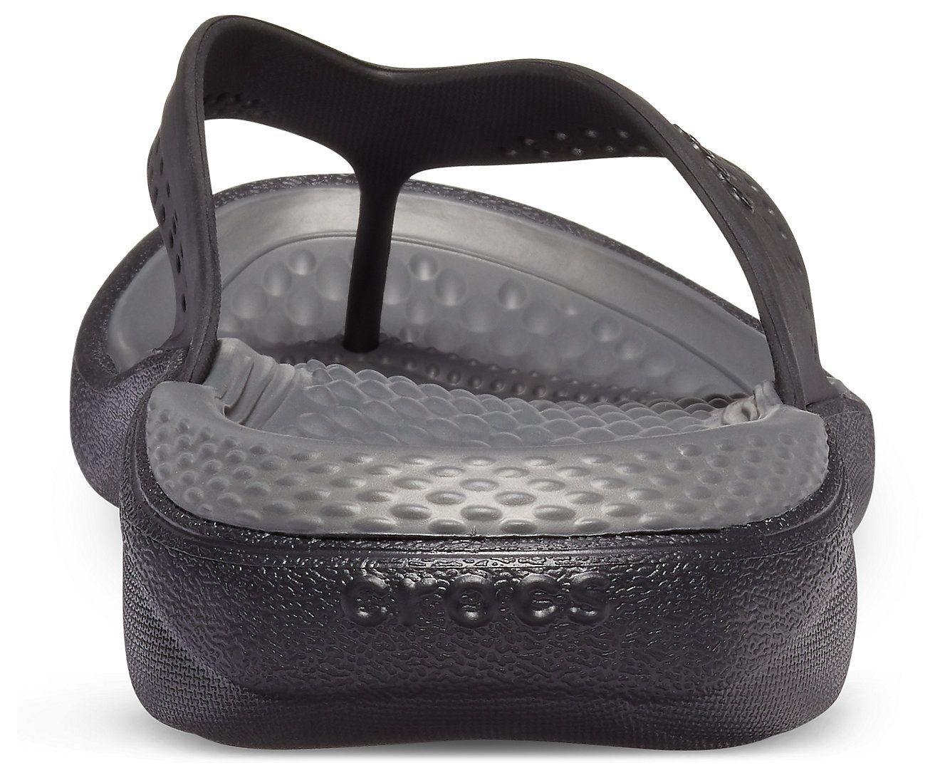 Crocs LiteRide Flip Black/ Slate Grey - mTravel Store
