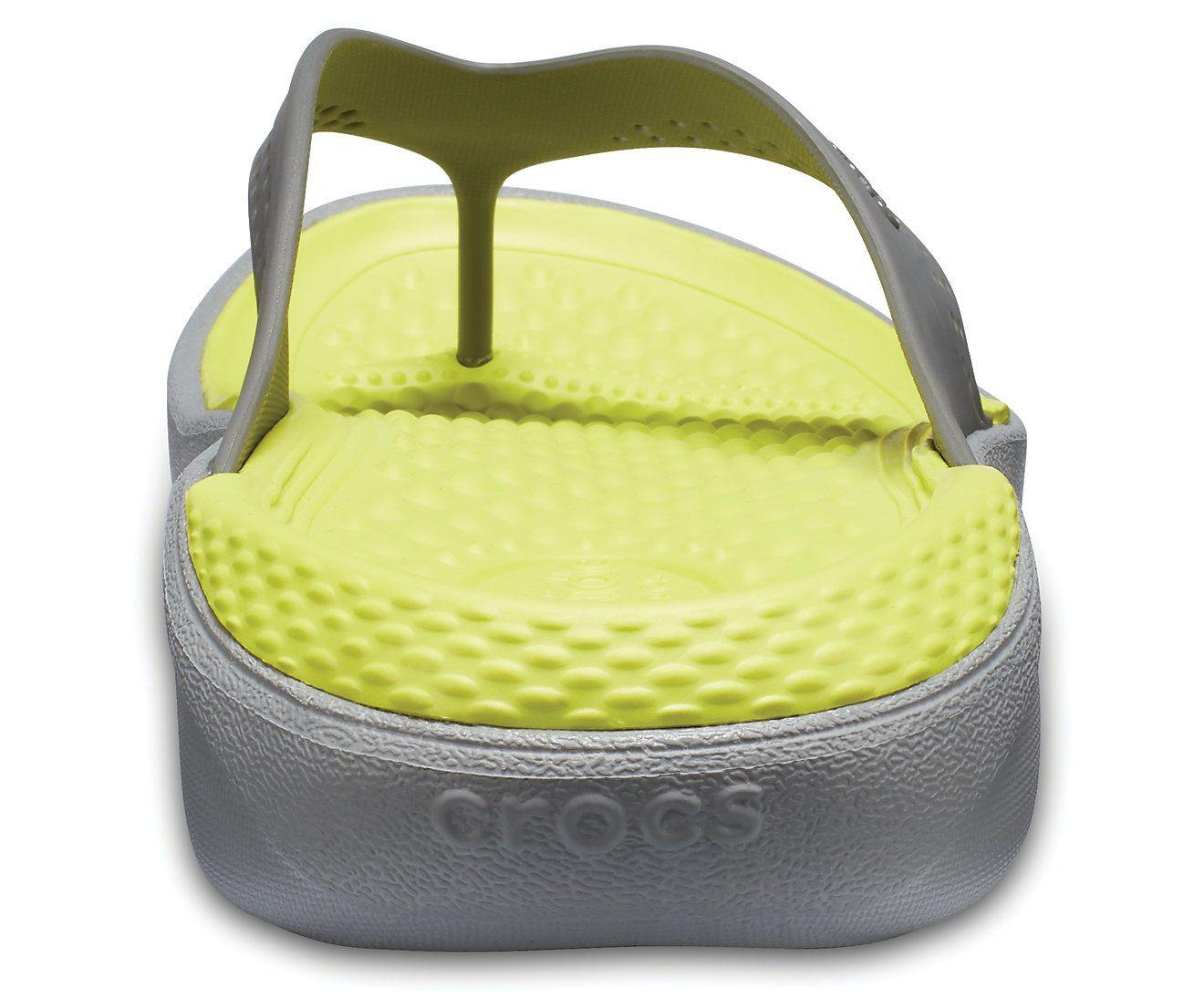 Crocs LiteRide Flip Slate Grey/ Light Grey - mTravel Store