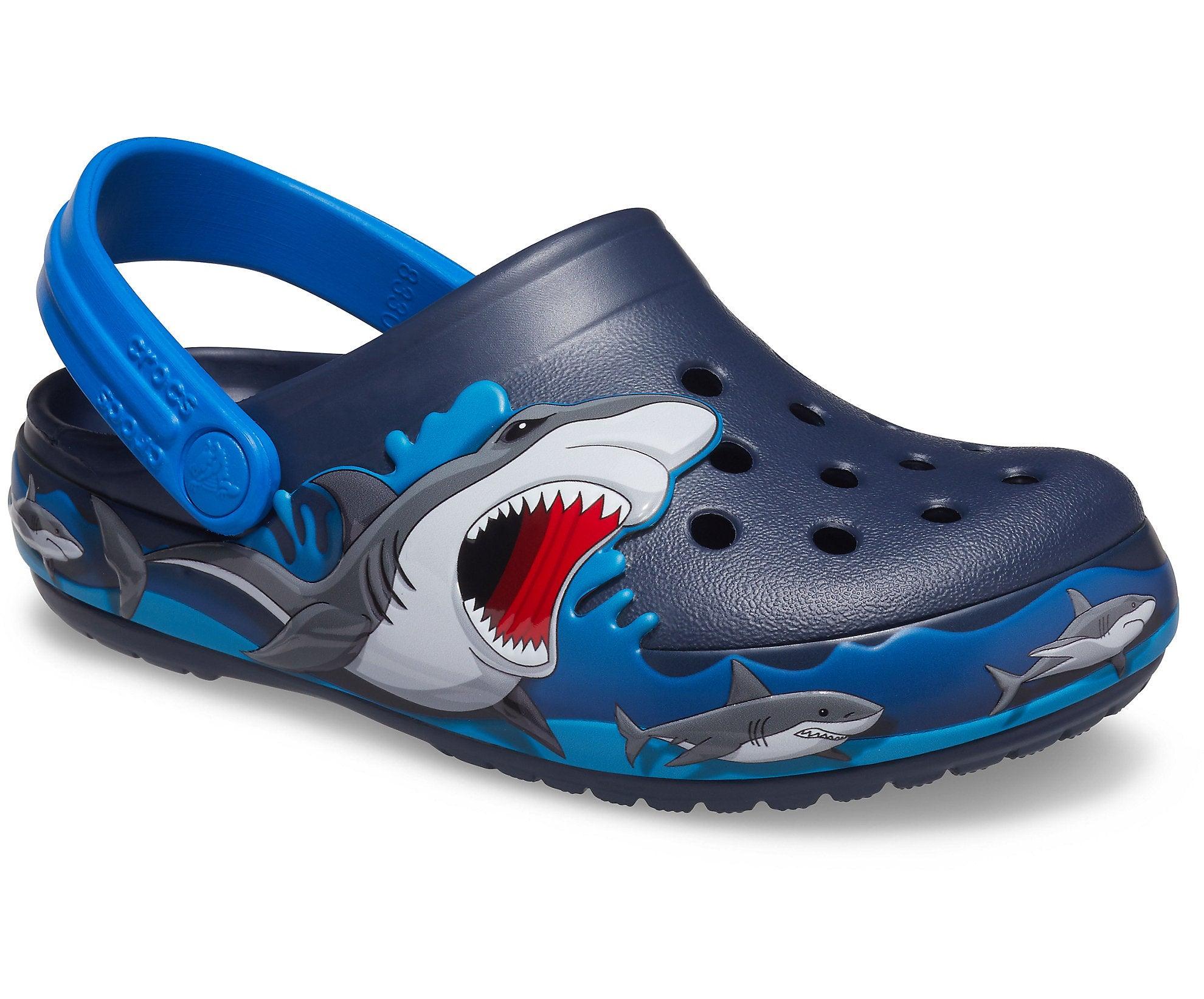 Kids Crocs Fun Lab Shark Clog - Navy - mStore.Kh | mTravel Store