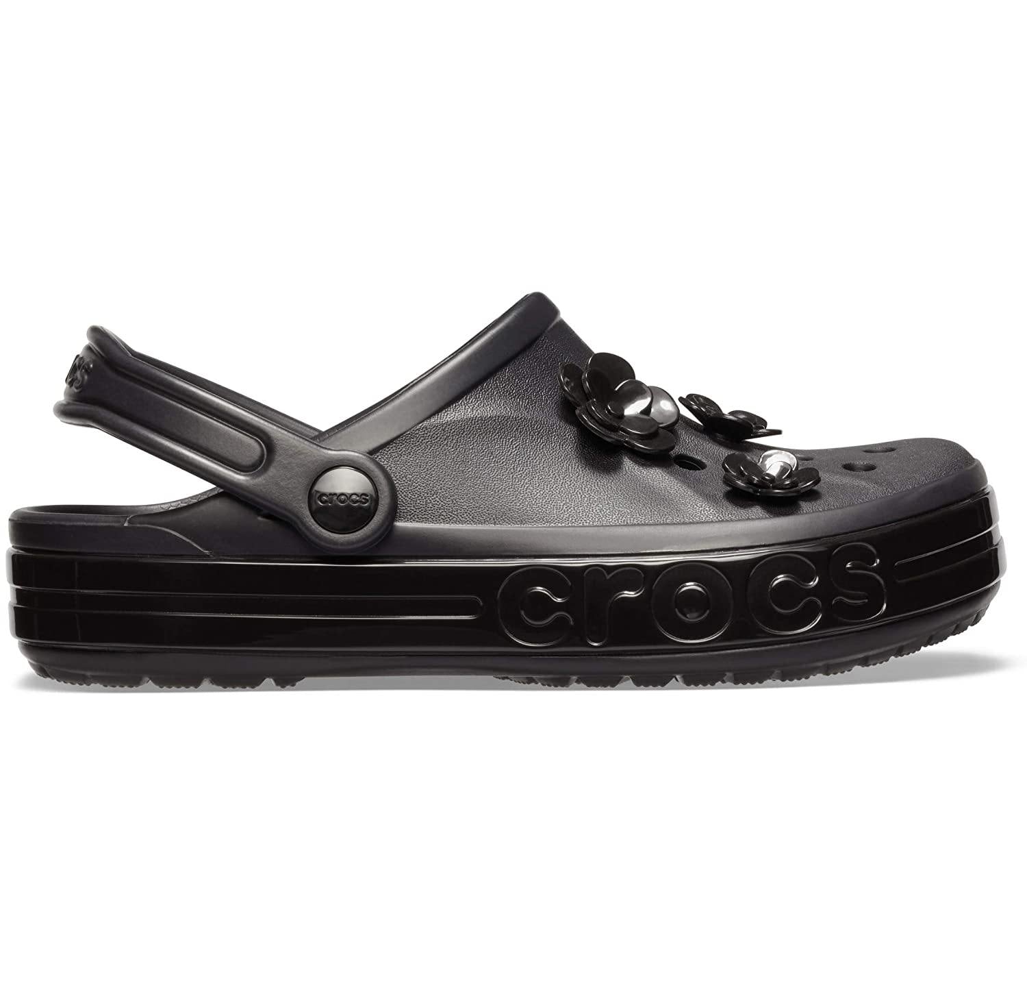 Crocs Bayaband Vivid Blooms Clog - Black - mTravel Store