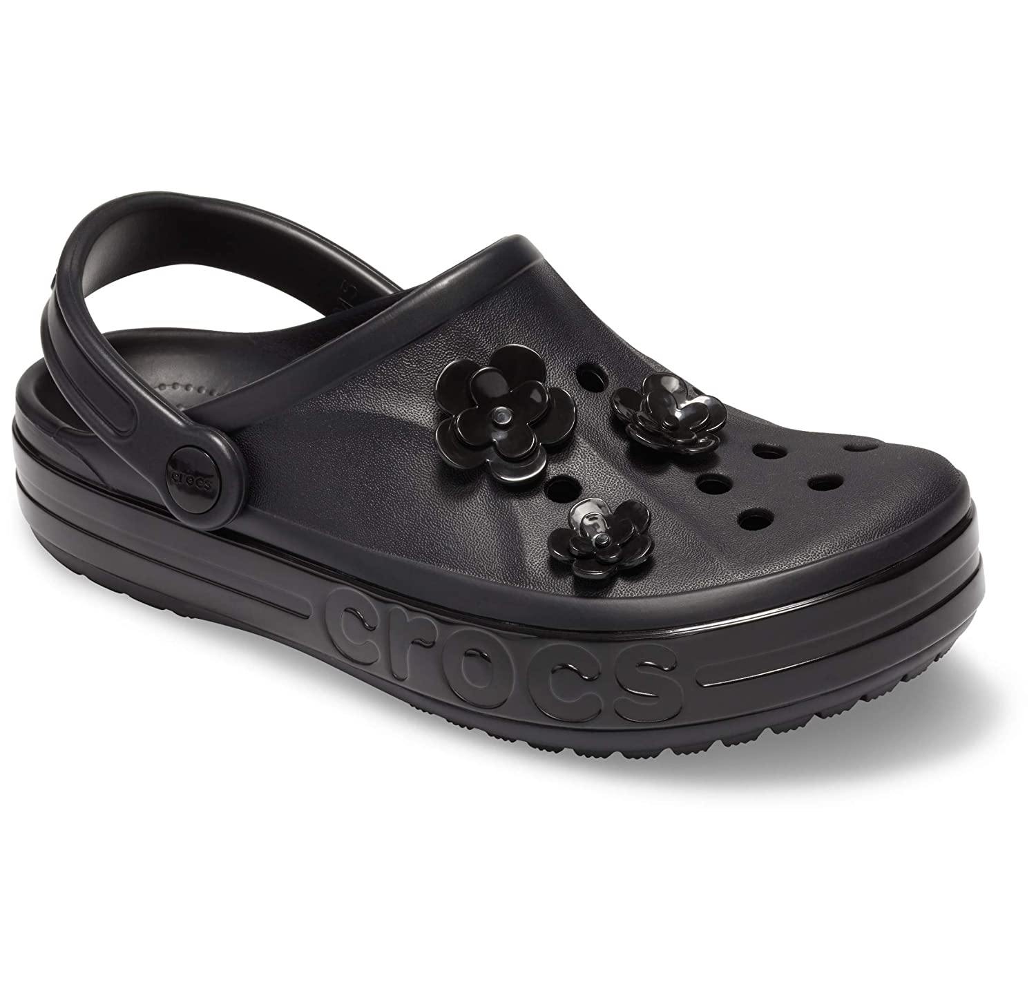 Crocs Bayaband Vivid Blooms Clog - Black - mTravel Store