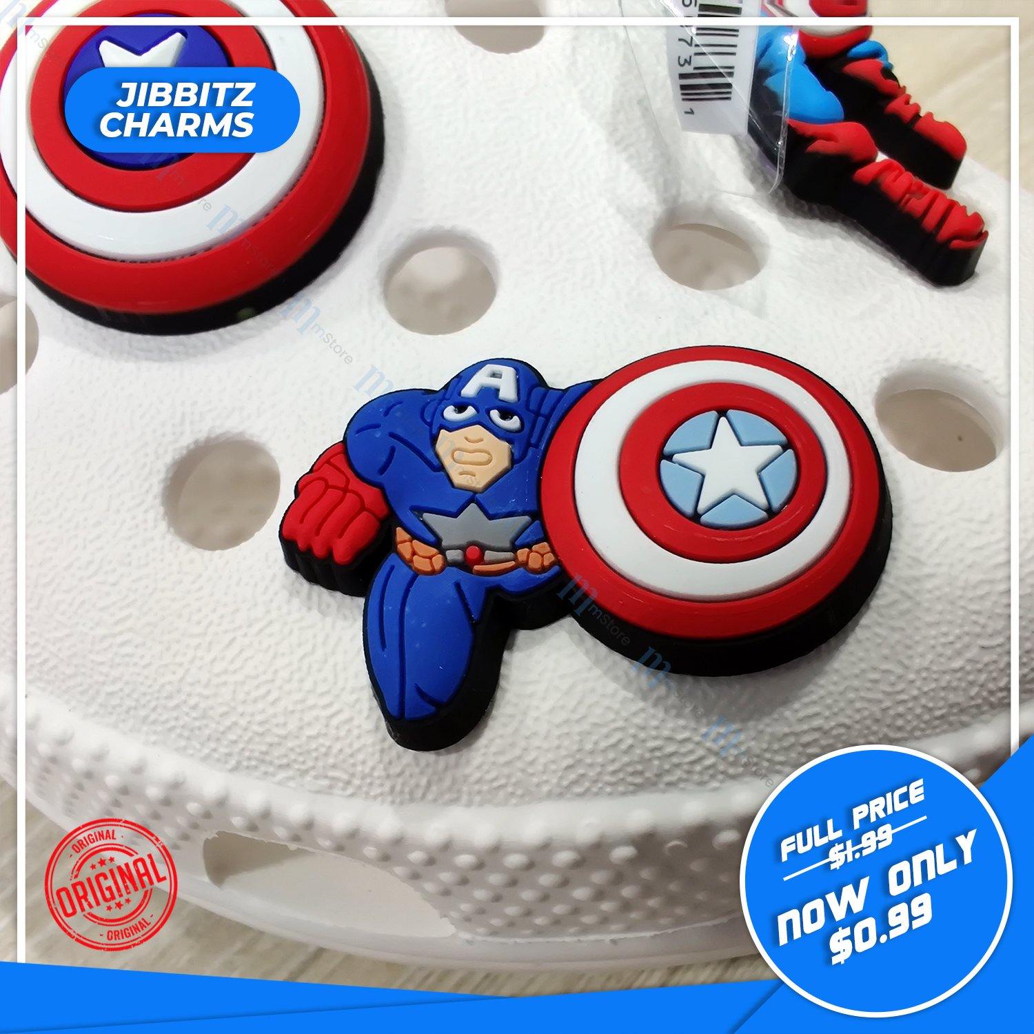 Jibbitz - Captain America 2 - mTravel Store