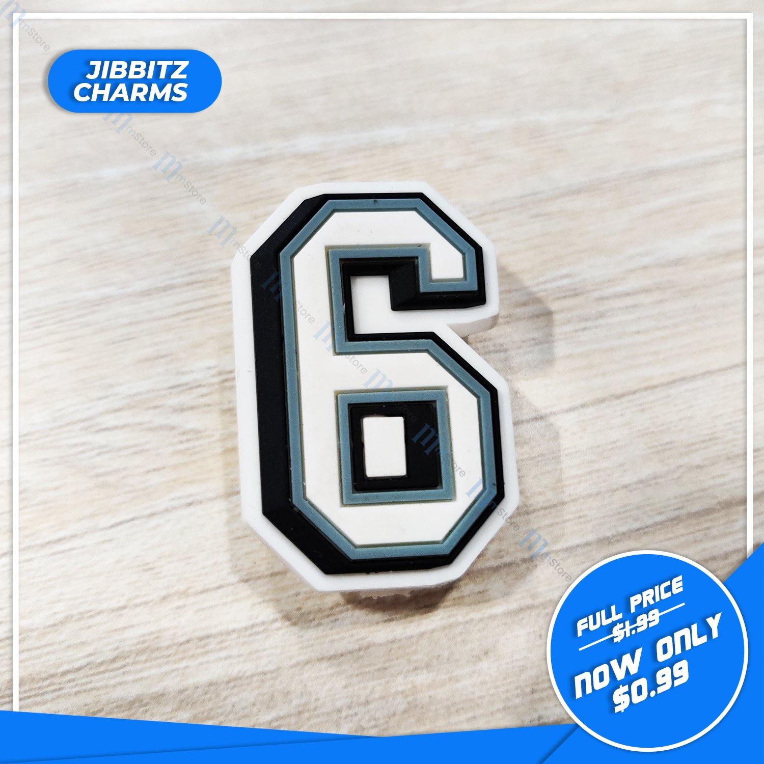 Jibbitz - Number - 6 - mTravel Store
