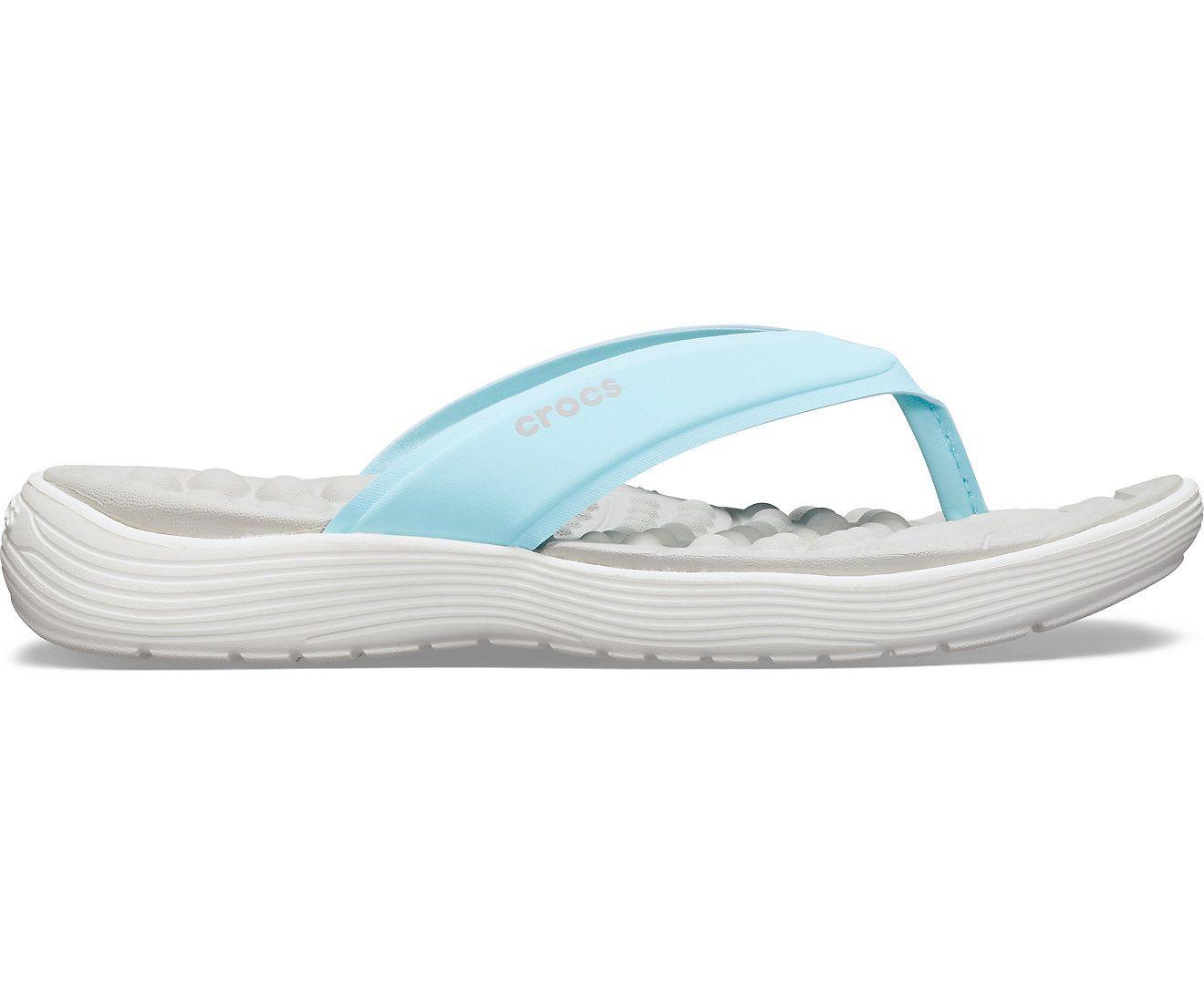 Crocs Reviva Flip - Ice Blue/ White - mStore.Kh | mTravel Store