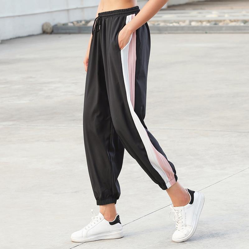Women Sports Pants / Loose/ 2-Tone Side - mTravel Store