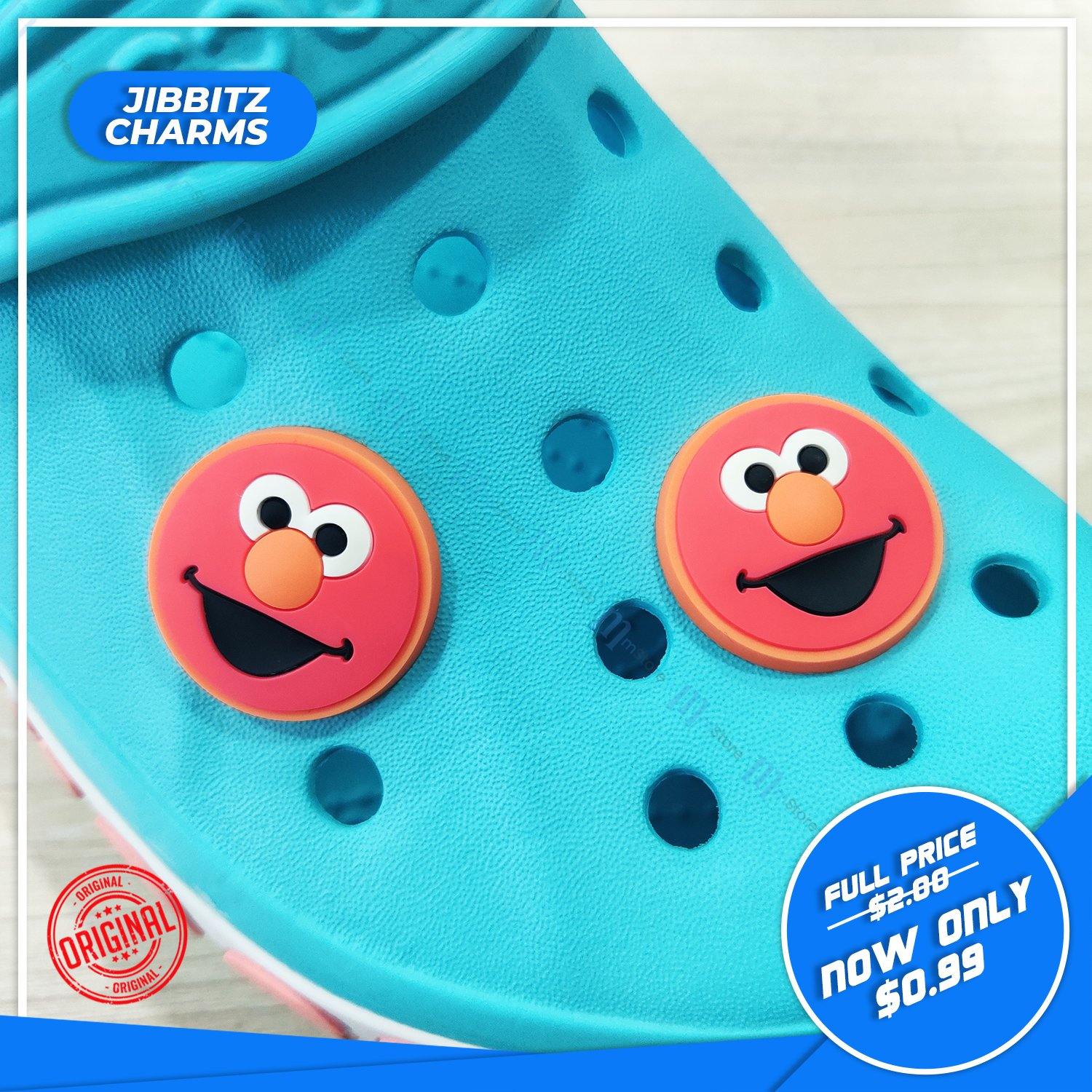 Jibbitz - Sesame Street - Elmo - Round - mTravel Store