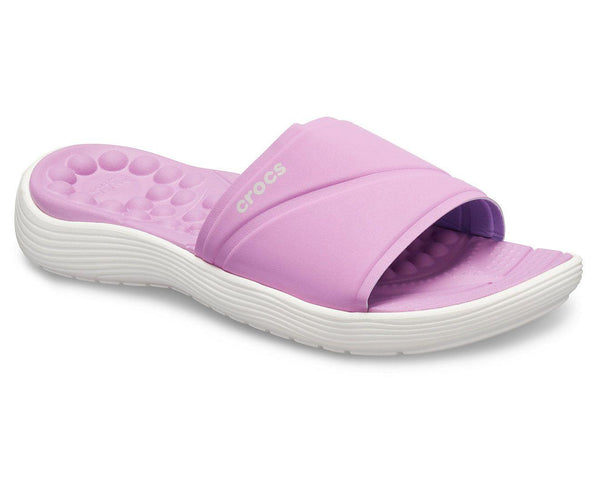 Crocs Reviva Slide Violet/ White – mTravel Store