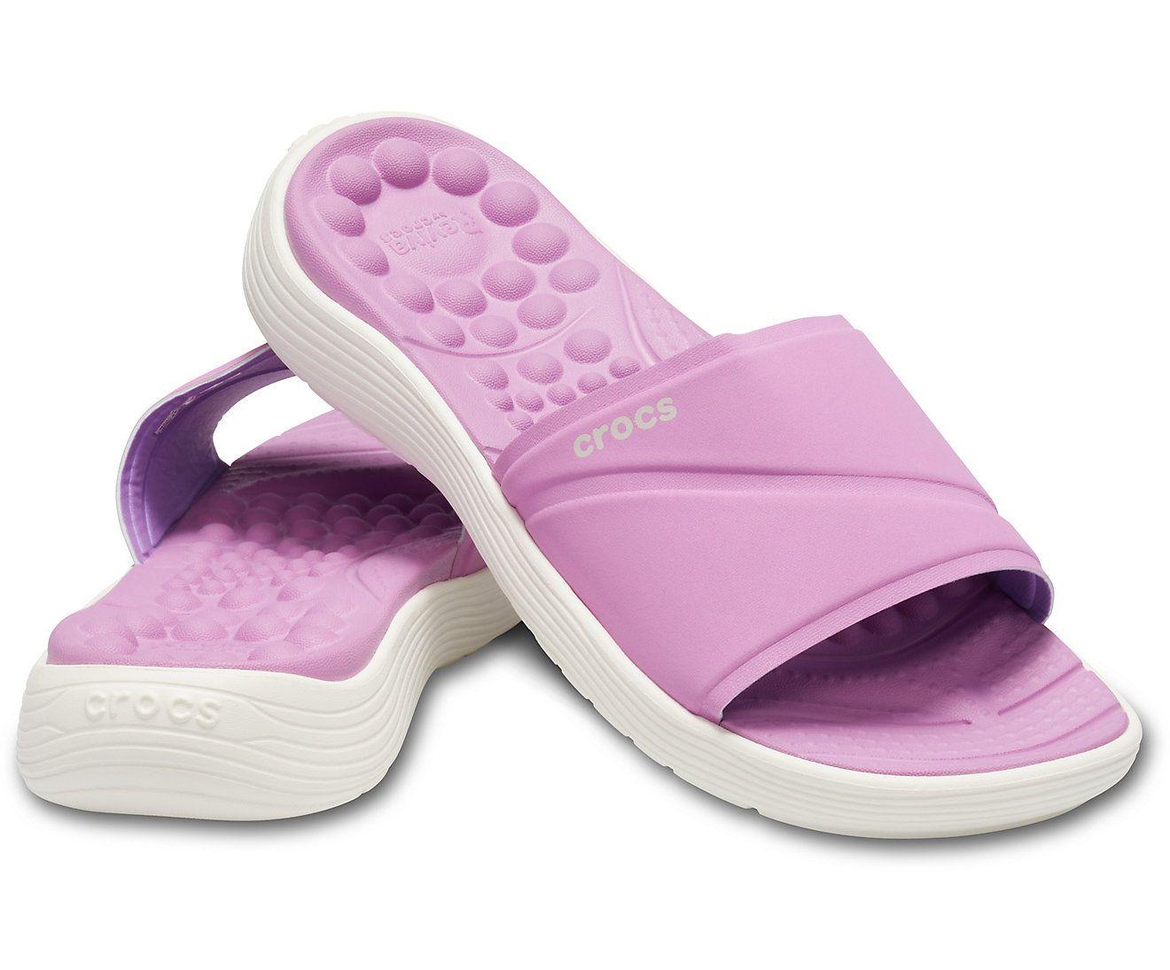 Crocs Reviva Slide - Violet/ White - mStore.Kh | mTravel Store