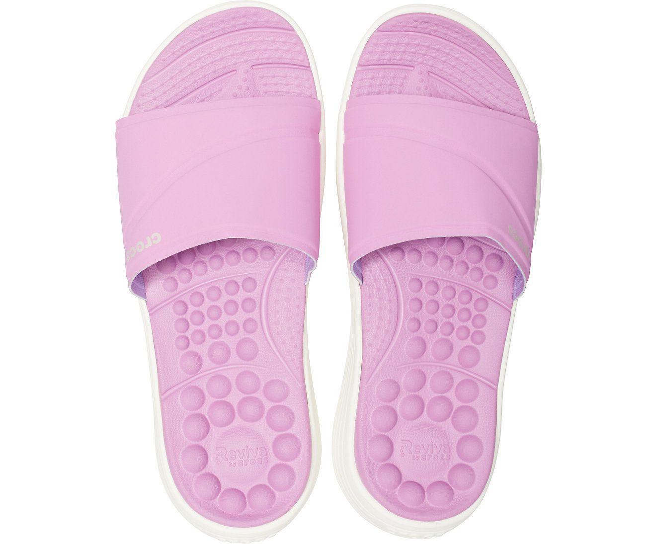Crocs Reviva Slide - Violet/ White - mStore.Kh | mTravel Store
