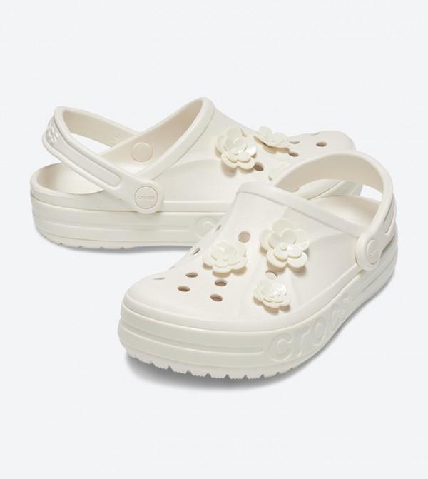 Crocs Bayaband Vivid Blooms Clog - White - mTravel Store