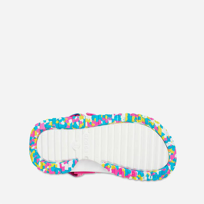 Crocs Classic Hiker Clog - White/ Multi