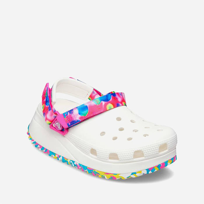 Crocs Classic Hiker Clog - White/ Multi