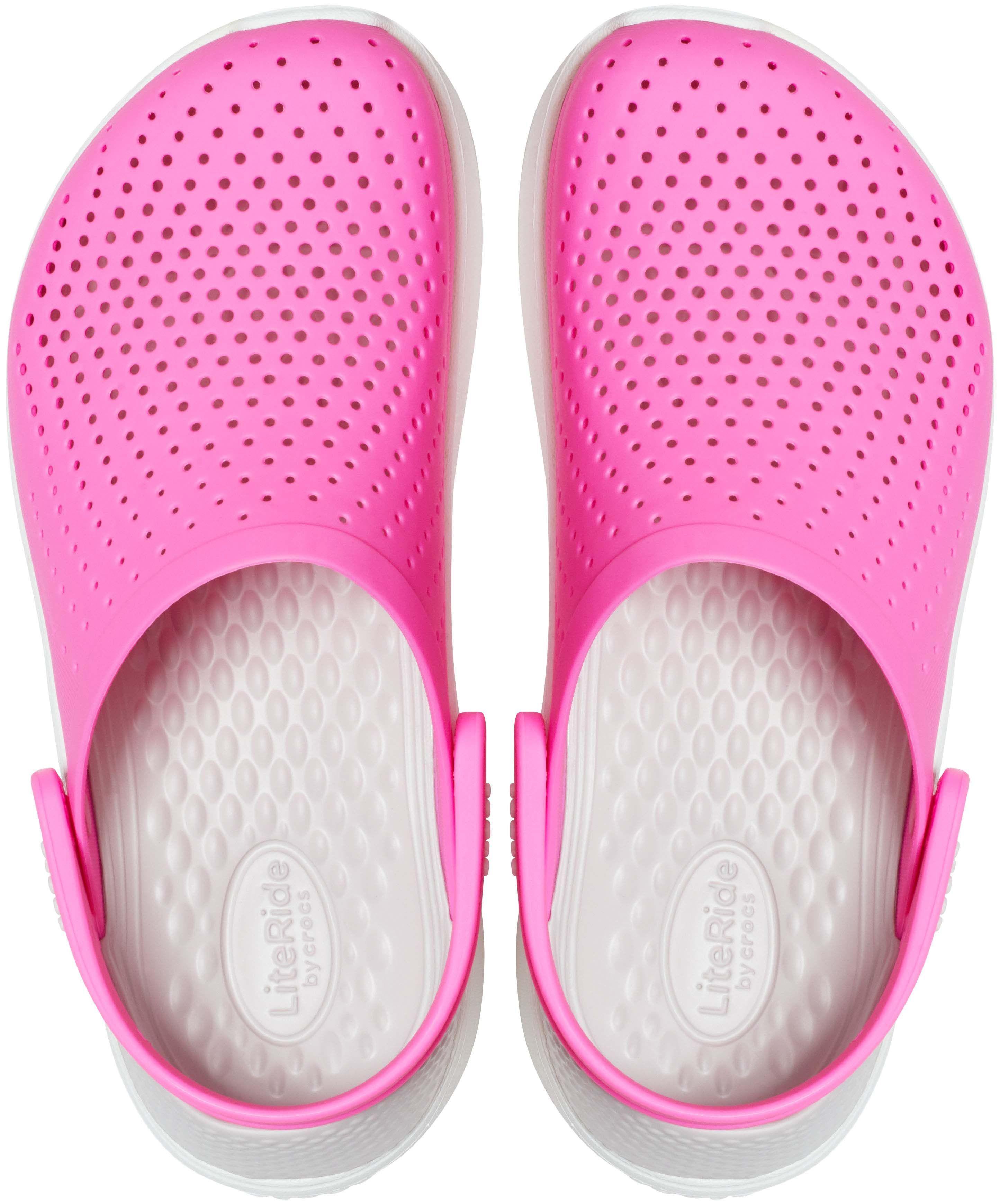 Crocs LiteRide Clog Electric Pink/ White - mTravel Store