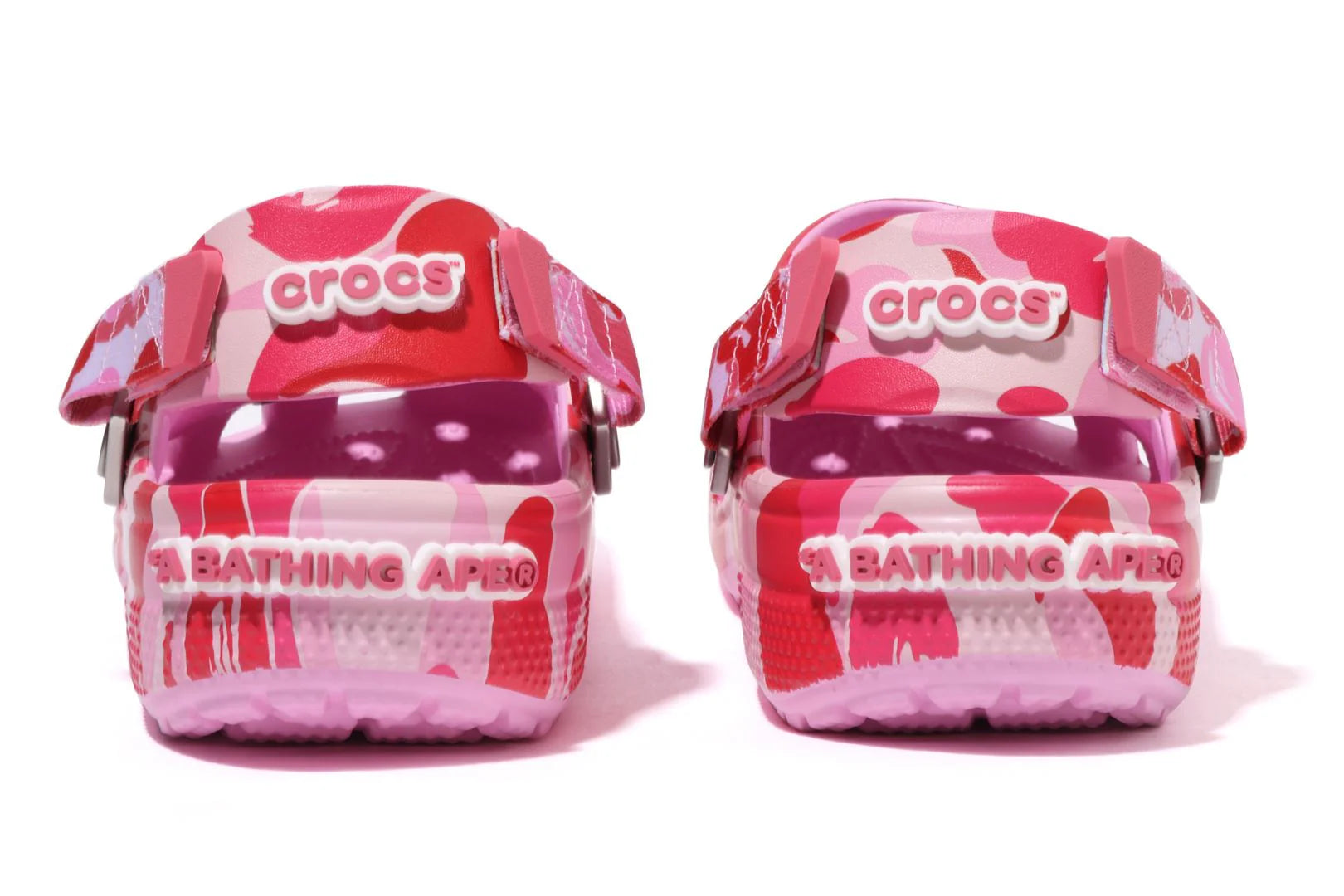 A BATHING APE x Crocs Classic Clog - Pink