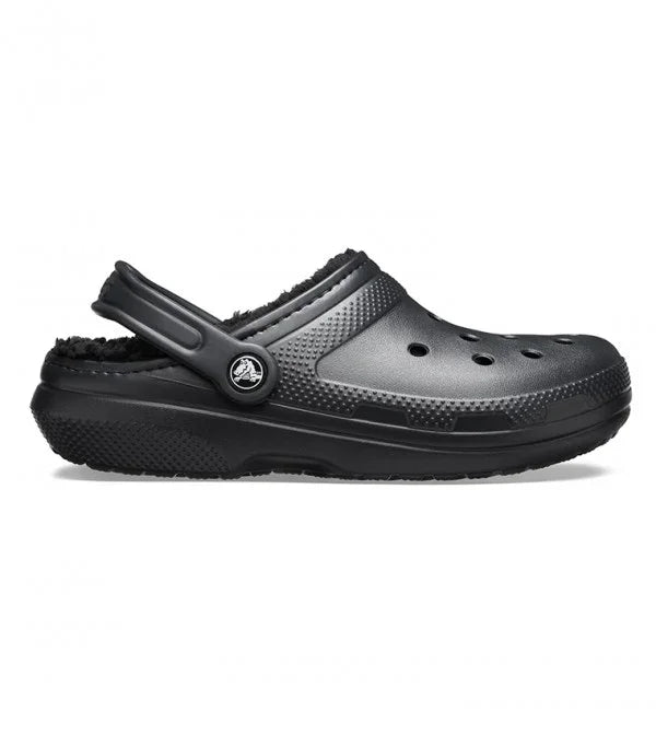 Crocs Classic Lined Clog - Black/ Black