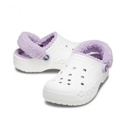 Crocs Baya Lined Fuzzy-Strap Clog
