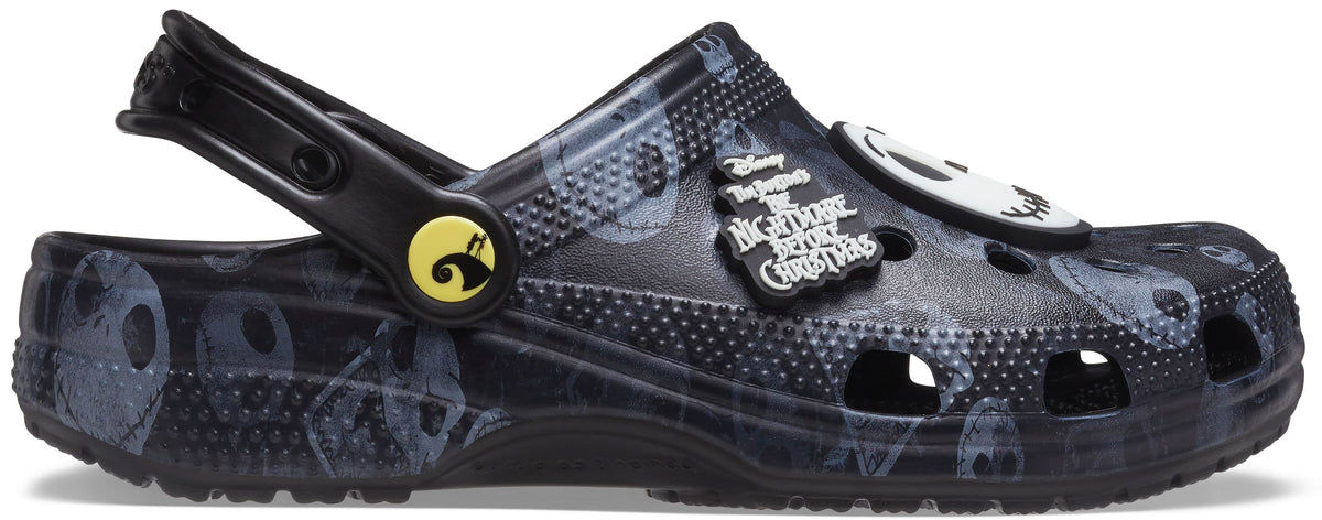 Rare Limited Edition Crocs Classic Clog Nightmare Before Christmas! Glow in The Dark