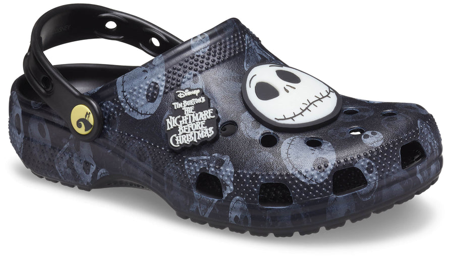 Rare Limited Edition Crocs Classic Clog Nightmare Before Christmas! Glow in The Dark