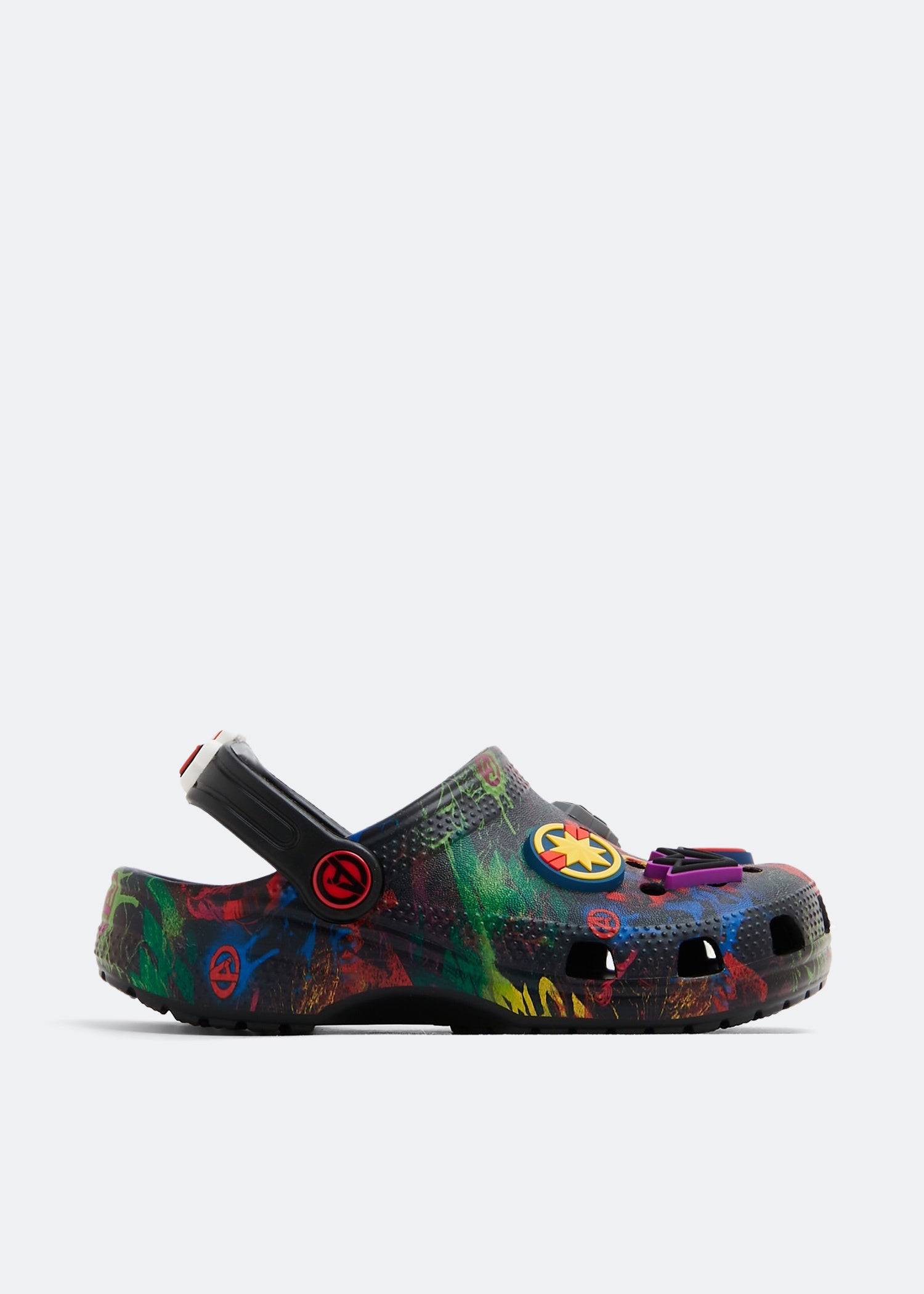 Kids' Classic Marvel Avengers Clog - Black