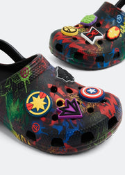 Kids Crocs Classic Marvel Avengers Clog - Black