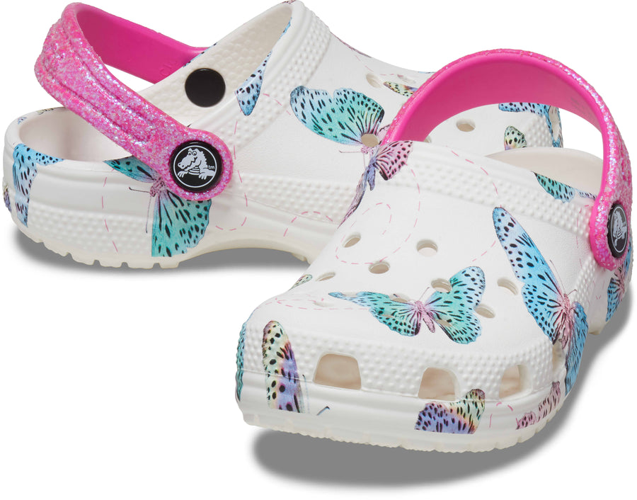 Kids Crocs Classic Butterfly Clog
