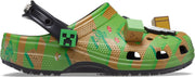 Kids Crocs Minecraft Elevated Clog - Grass Block