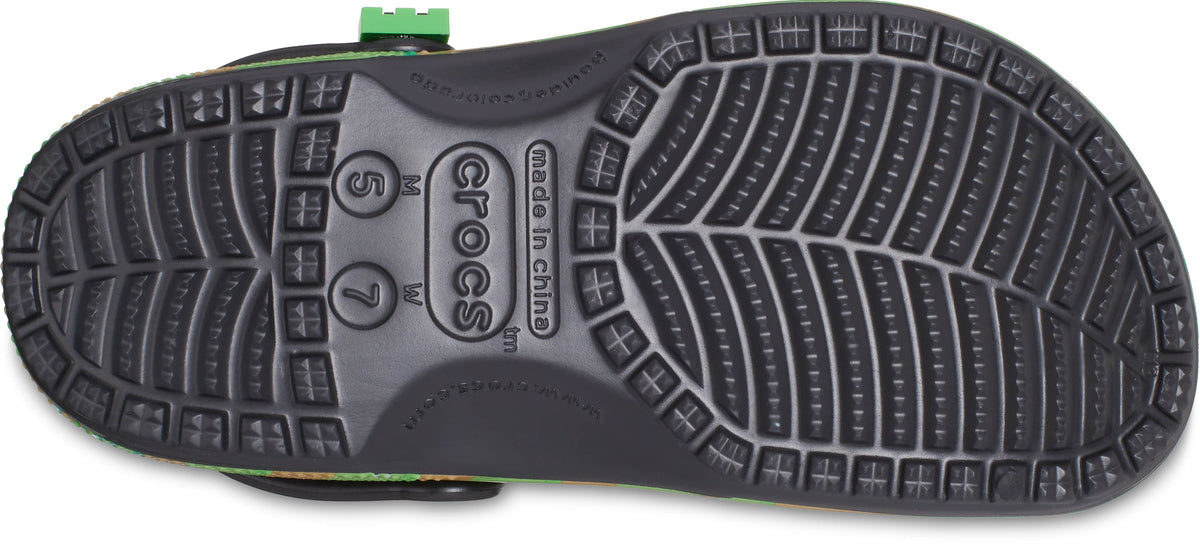 Kids Crocs Minecraft Elevated Clog - Grass Block