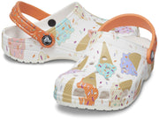 Kids Crocs Classic Ice Cream Graphic Clog