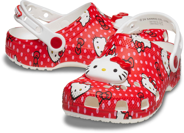Crocs Hello Kitty Classic Clog - Red Polka Dots