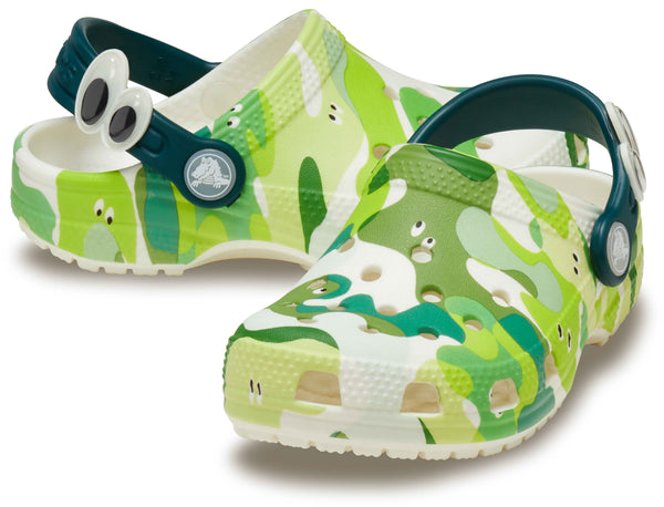 Kids Classic Glow Slime Monsters Clog