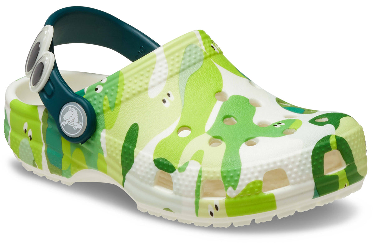 Kids Crocs Classic Glow Slime Monsters Clog