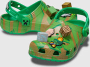 Authentic Crocs Limited Edition Kids' Minecraft Elevated Clog - Multi