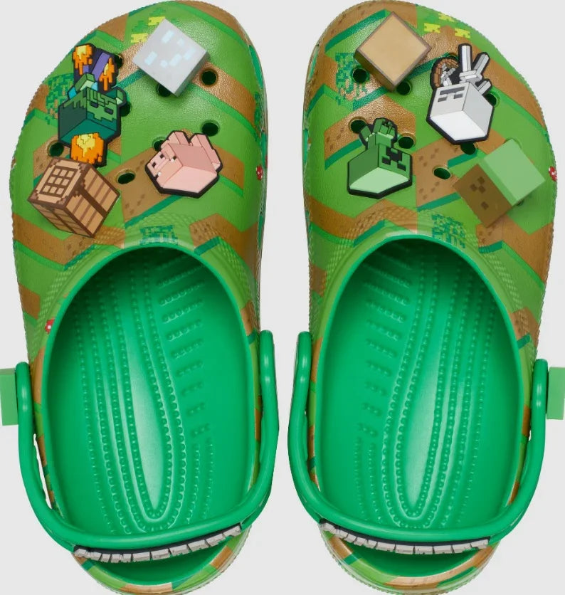 Crocs Limited Edition Kids' Minecraft Elevated Clog - Multi