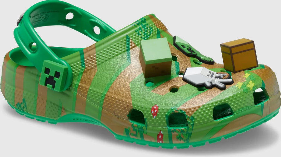 Crocs Limited Edition Kids' Minecraft Elevated Clog - Multi