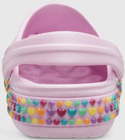Kids' Crocs Crocband Gem Band Clog - Pink