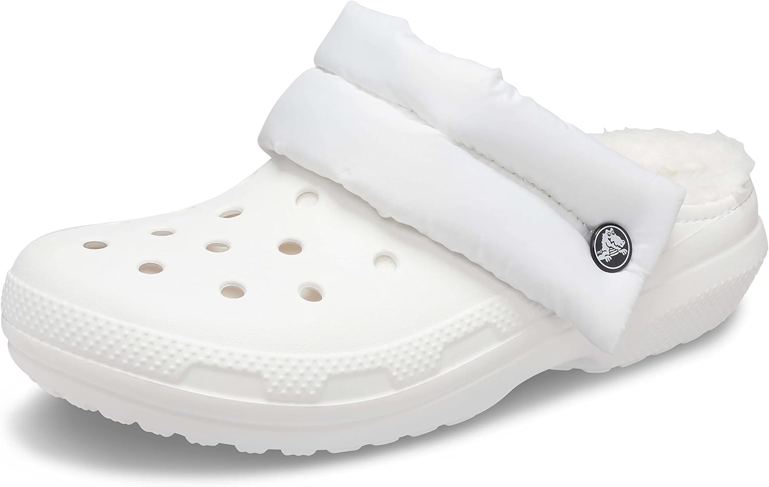 Crocs Classic Lined Neo Puff Clog - White