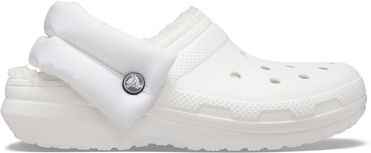 Crocs Classic Lined Neo Puff Clog - White