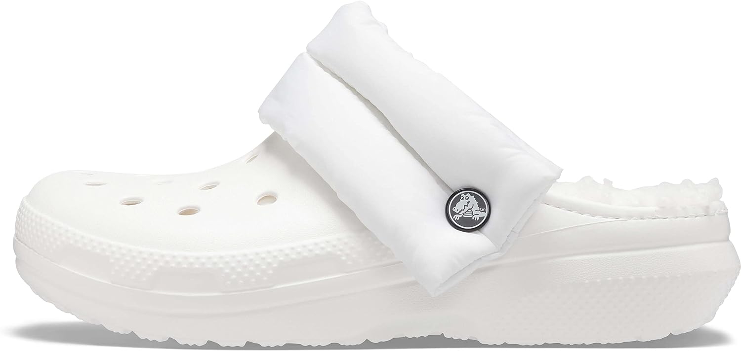 Crocs Classic Lined Neo Puff Clog - White
