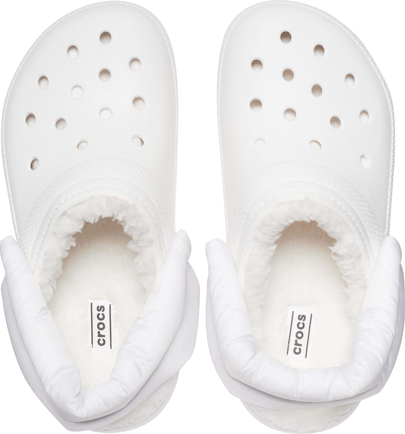 Crocs Classic Lined Neo Puff Clog - White