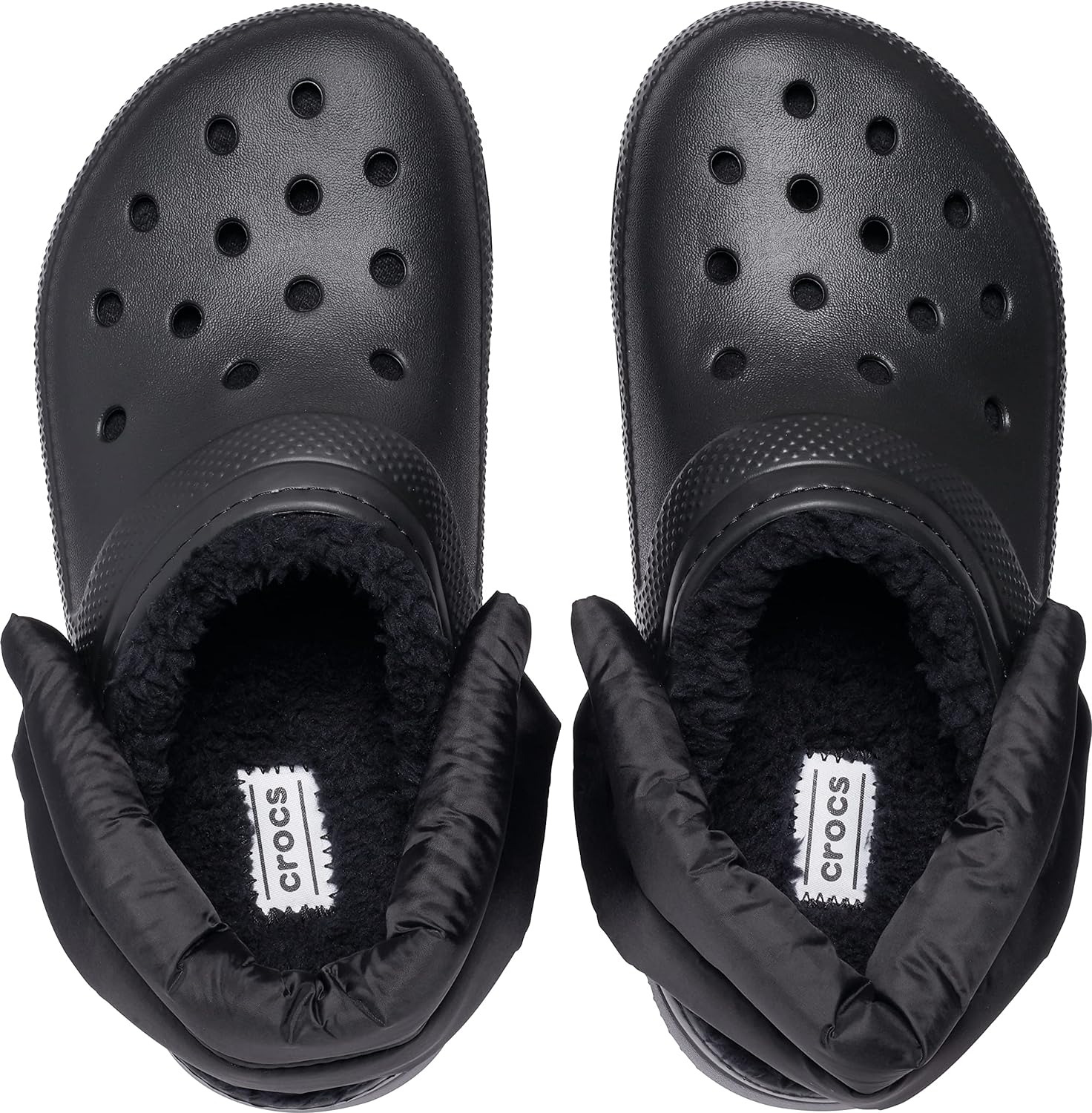Crocs Classic Lined Neo Puff Clog - Black