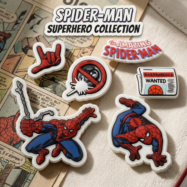 Jibbitz - Spider-Man Superhero Collection