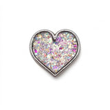 Glittering Silver Heart
