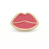 Confident Pink Glossy Lips