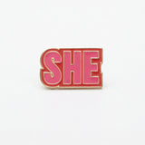 SHE Bold Empowerment Text